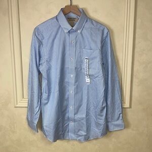 New! Duluth Trading Co Wrinkle Fighter Dress Shirt Small